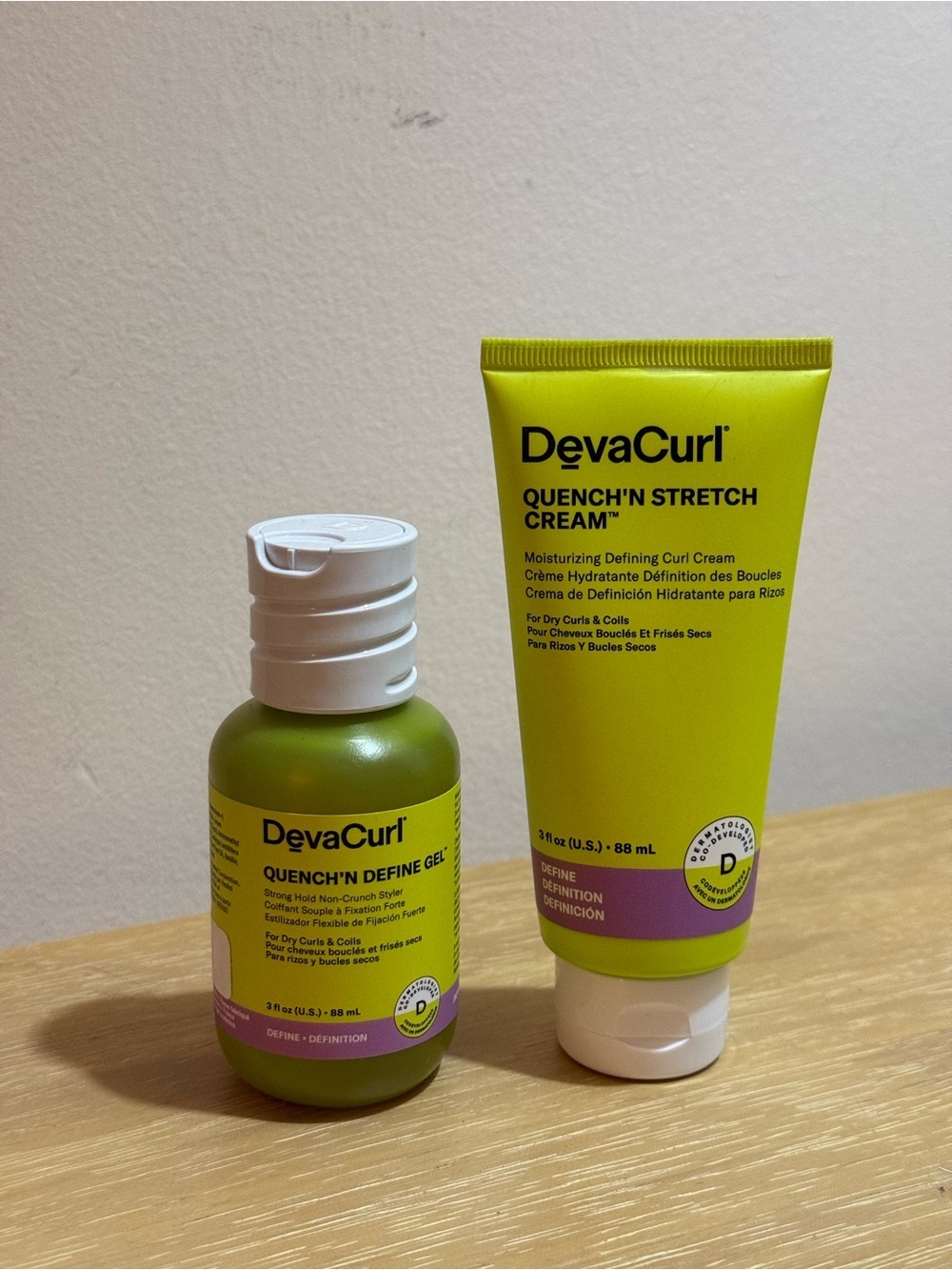 DevaCurl Quench'n Stretch Cream & Define Gel